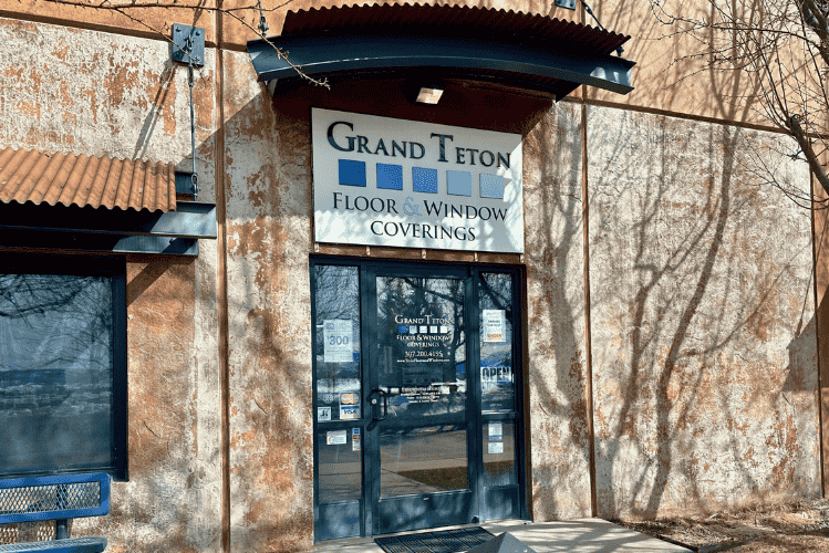 Jackson WY flooring and window storefront