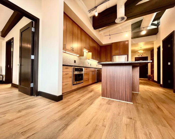 stone flooring in bathroom