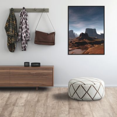 hardwood floors in an entryway